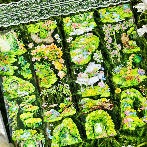 Scenery Creation PET Tape Secret Spring Magic Inspired Design