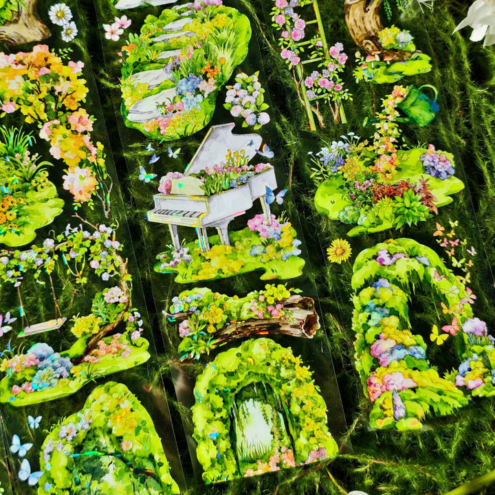 Scenery Creation PET Tape Secret Spring Natural Scenery Style