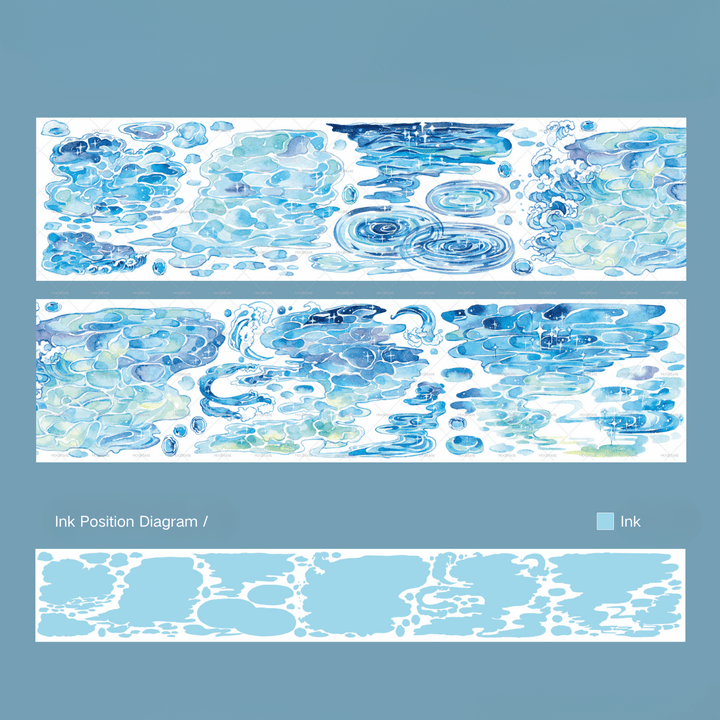 Scenery Creation Tape Bilan Lake For Journal