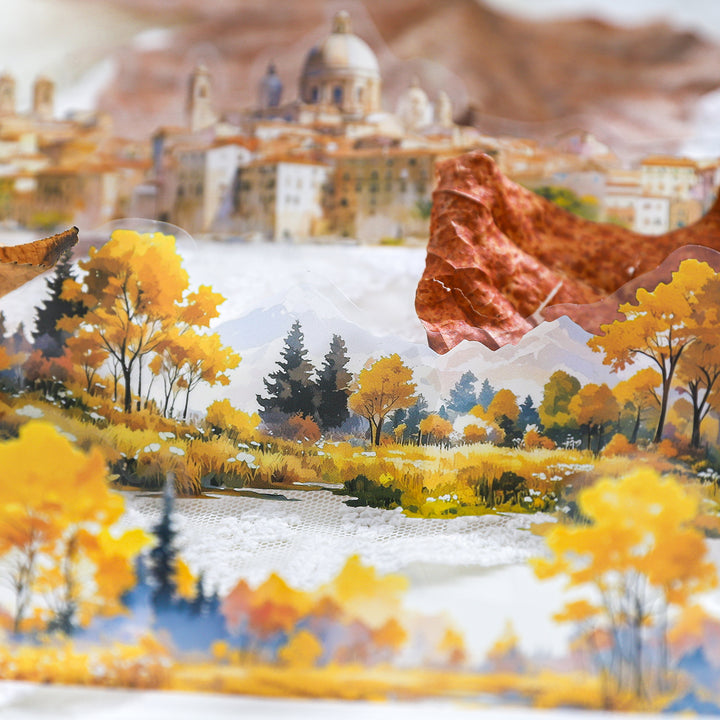 Scenery Landscape Stickers Breath of the Wildemess Floral Elements