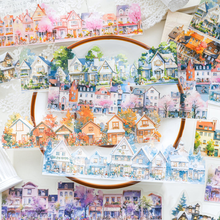 Scenery Landscape Stickers Breath of the Wildemess Vintage Style