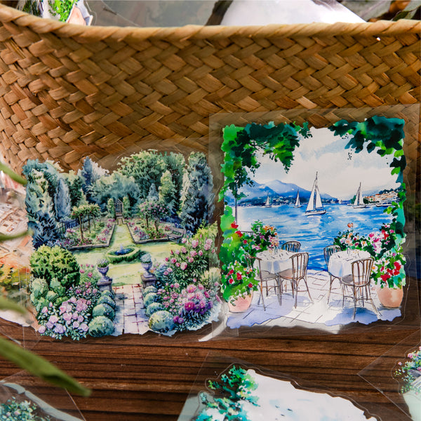 Scenery PET Tape Corner Of The World countryside journal decor