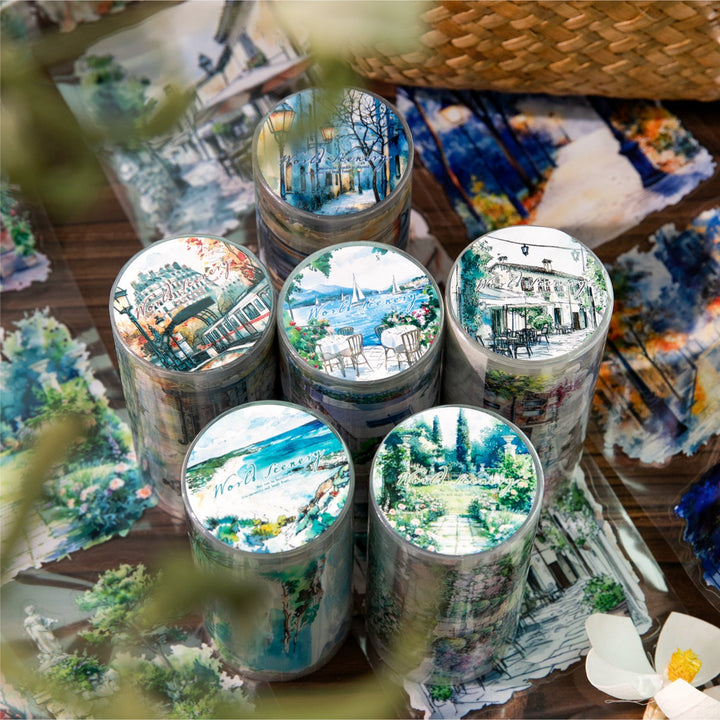 Scenery PET Tape Corner Of The World journal landscape supplies