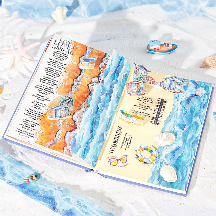 Scenery PET Tape Sea and Shore Aesthetic Journal Set