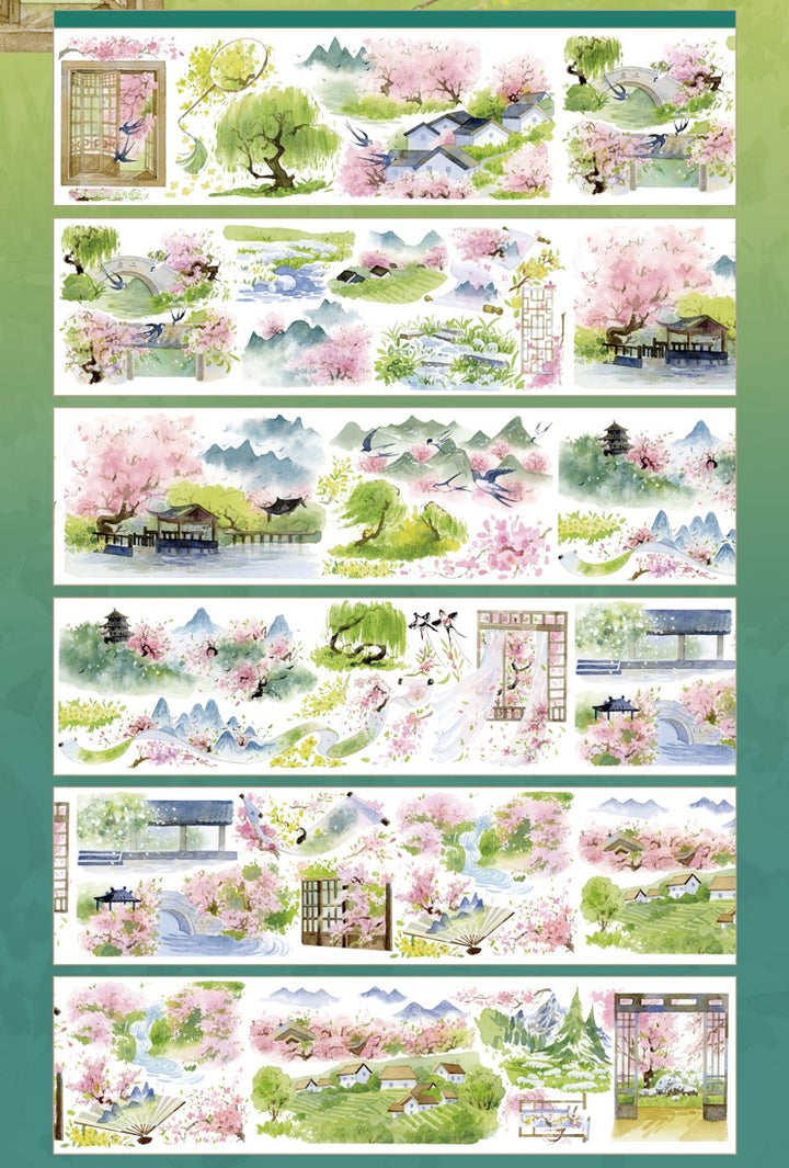 Scenery PET Tapes Spring Prelude Series Scene Building Tape
