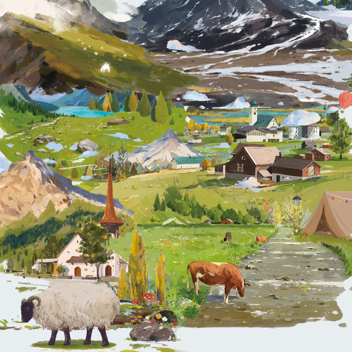 Scenery Tape Mountain Breeze Journal Sticker