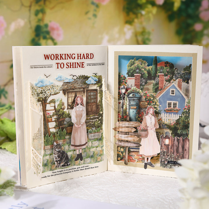Scenery Washi Stickers Garden Time beautiful diary decoration