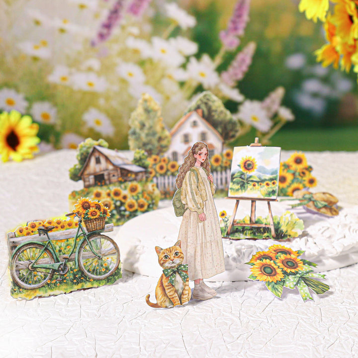 Scenery Washi Stickers Garden Time countryside life journal use