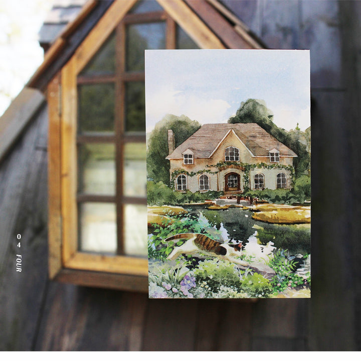 Scottish Garden PET Tape Scenery Suitable For Journals