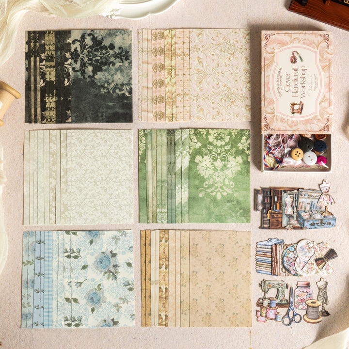 Sewing Theme Craft Paper Skillful Hands Style