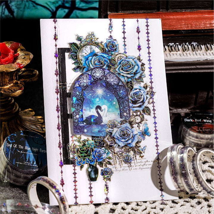 Shadow of the Underworld PET Tape for Personalized Journal Decoration