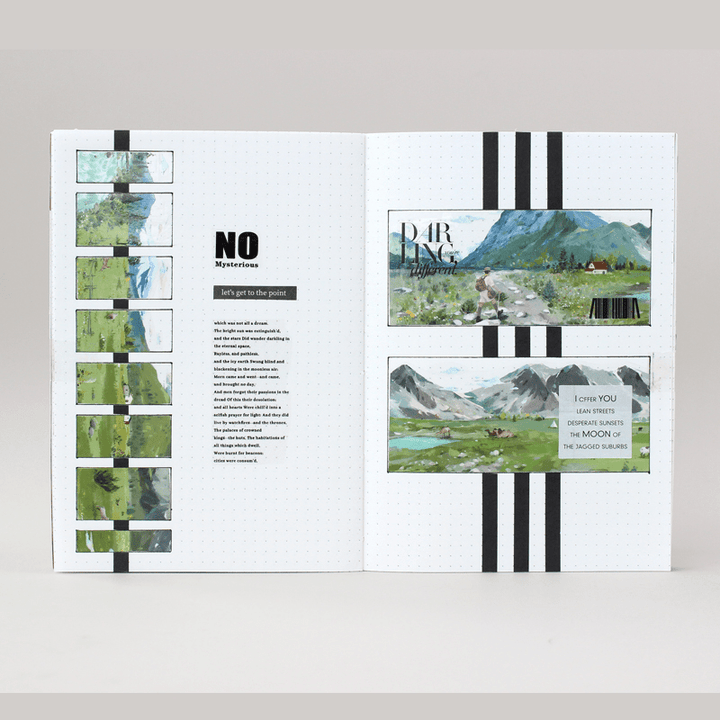 Shan Jian Forest Mood Tape Travel Scrapbook Great for Art