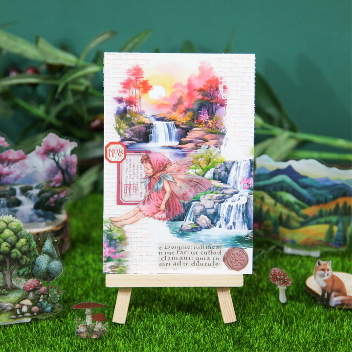 Shanjian Series PET Stickers Travel Journal Nature and Seasonal Scenery