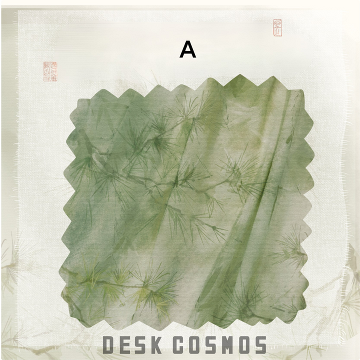 Silk Brocade Series Art Memo Pads Retro Bamboo Stationery