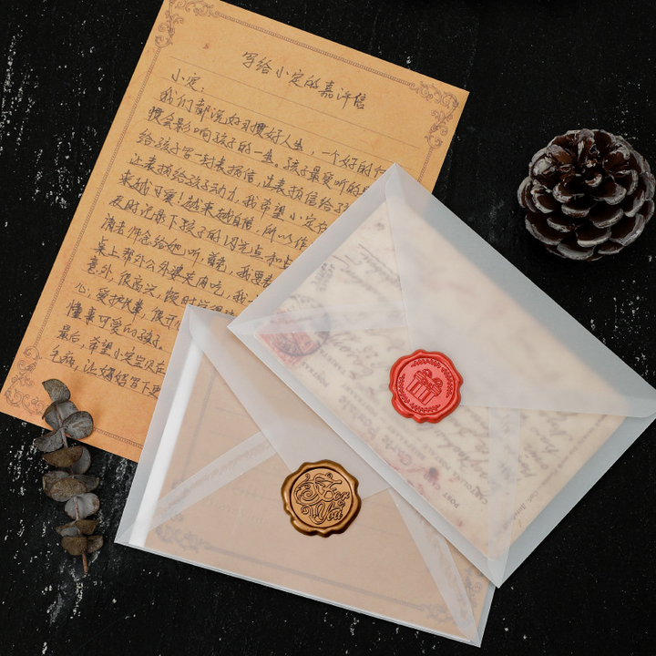 Sincere Heart Artistic Vintage Envelope Set for DIY Paper Crafting and Collage