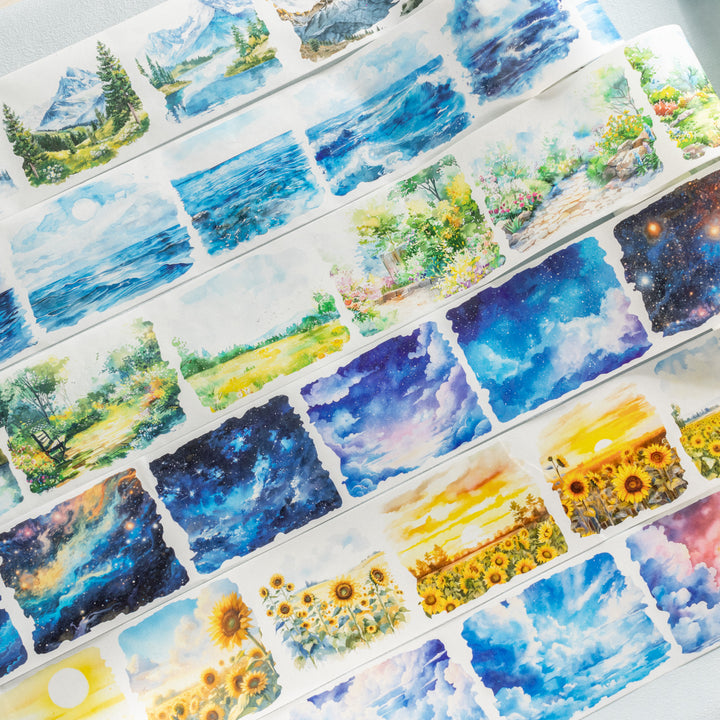 Lake and Nature Landscapes Planner Washi Tape