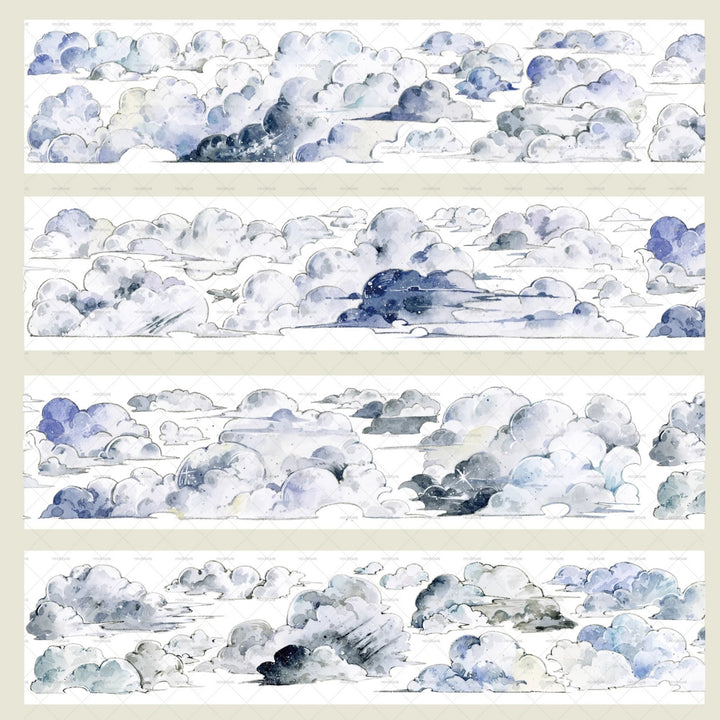 Sky Scenery Tape Cloudy Theme Suitable for Scrapbook