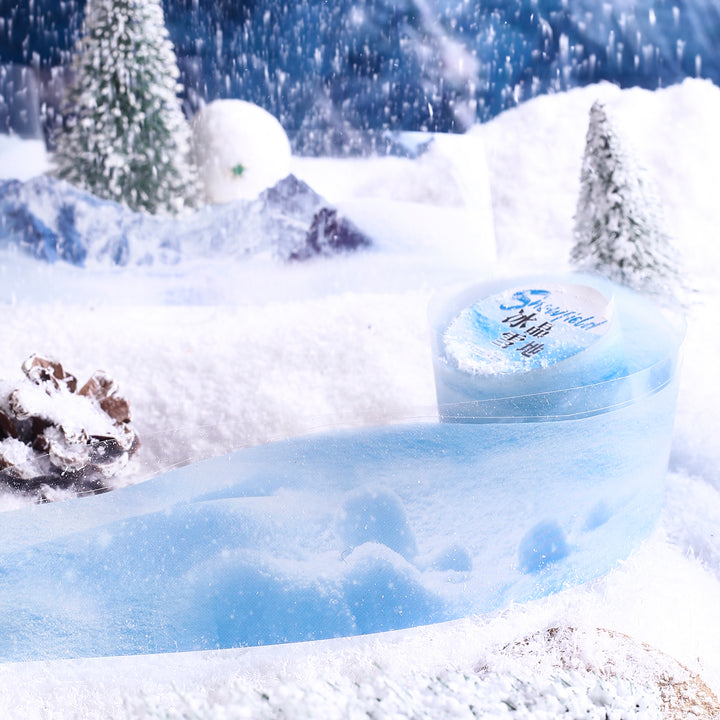 Snow field PET Tape Icy Snow Scene for DIY Craft