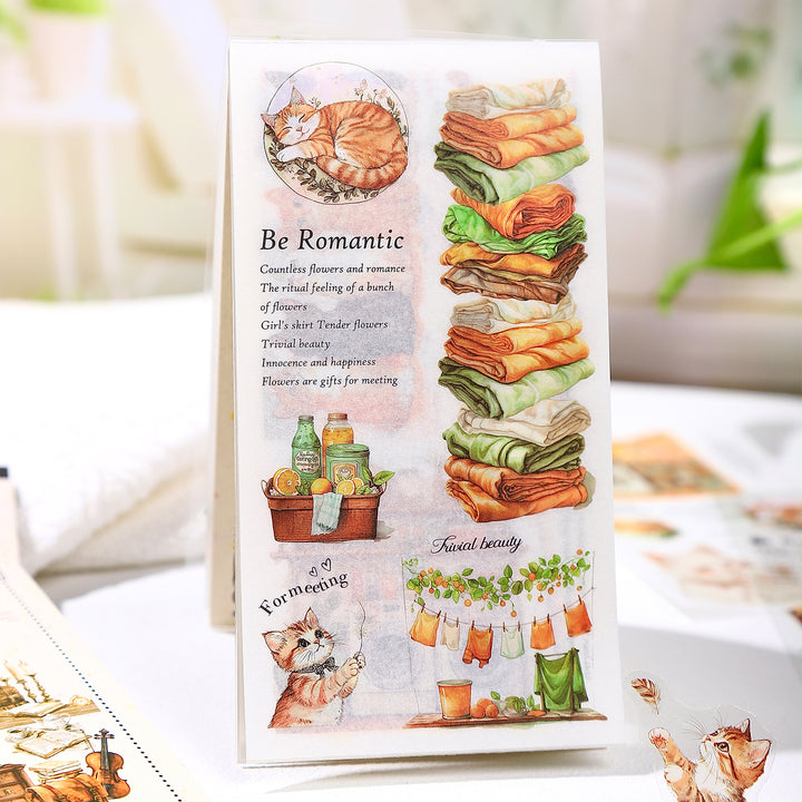 Soft Home Time dual material stickers comfy room series