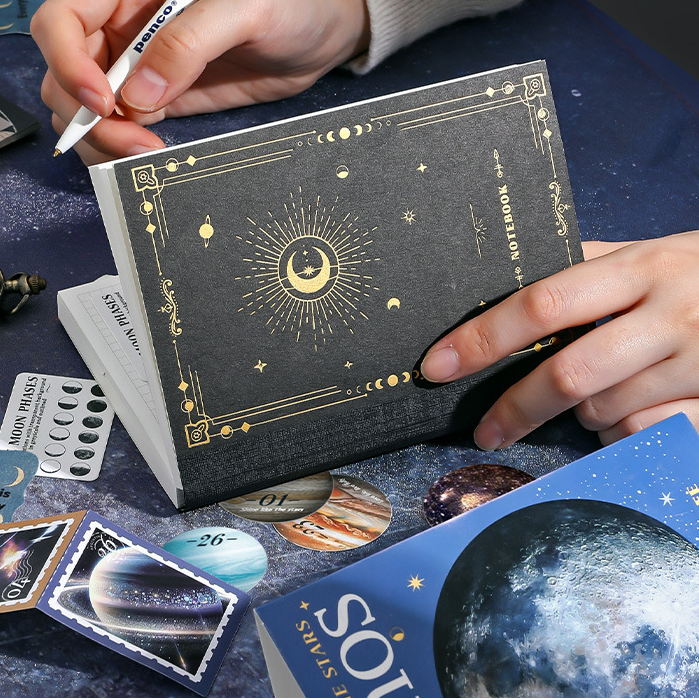 Space Theme Bullet Journal Gift Set