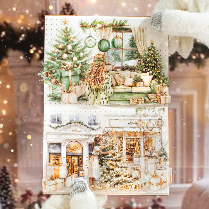 Spend Christmas Together PET Stickers Holiday Scrapbooking Decoration