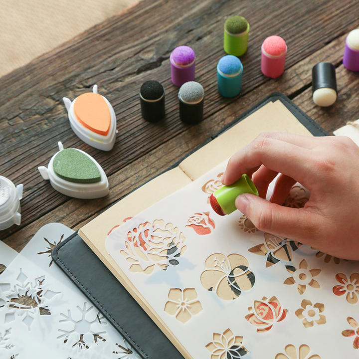 Sponge Daubers Set for Customizable Background Effects