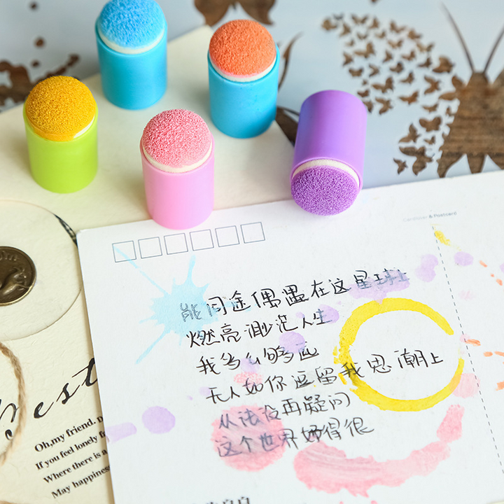 Sponge Finger Daubers Set for Craft and DIY Projects