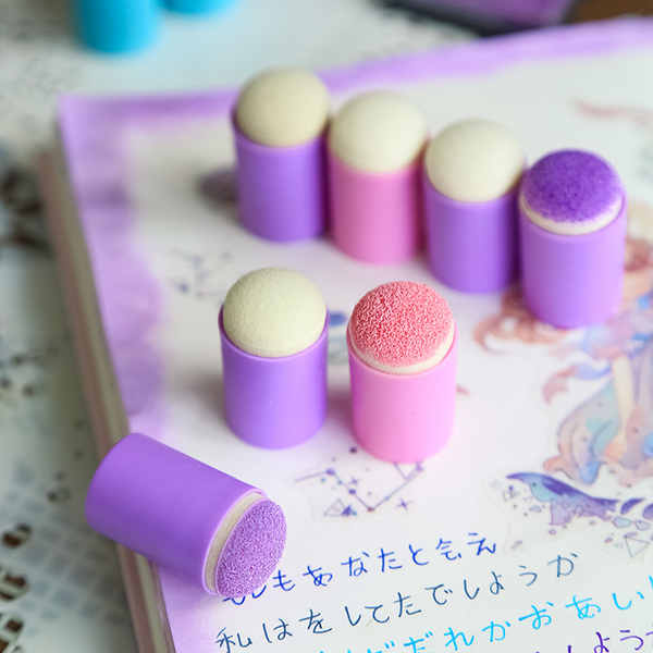 Sponge Finger Daubers for DIY Scrapbooking Decoration