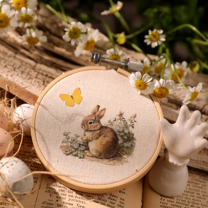 Spring Farm Transfer Stickers For Easter Themed Scrapbook Perfect For Journaling