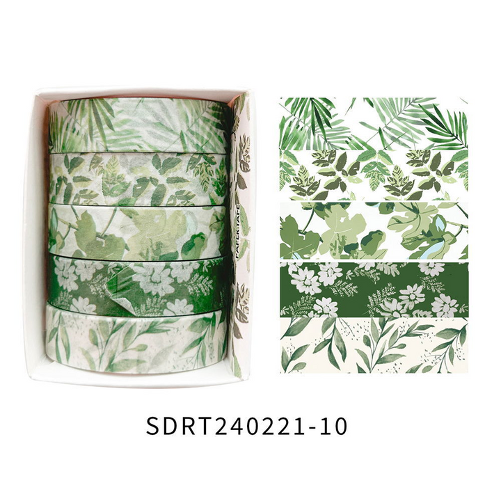 Spring Flower Romantic Series Decorative Tape Perfect for Journal Lovers