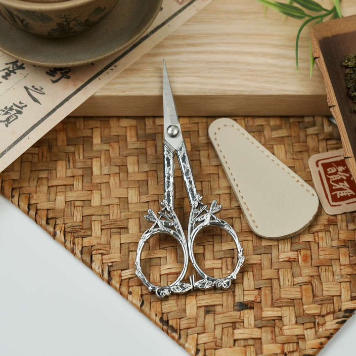 Stainless Steel Scissors with Butterfly Design