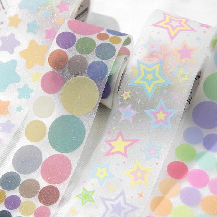 Star Daily Cloud PET Tape Dot Pattern Minimal Style