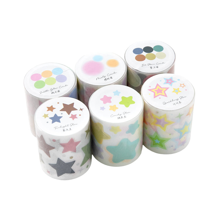 Star Daily Cloud PET Tape Junk Journal Material