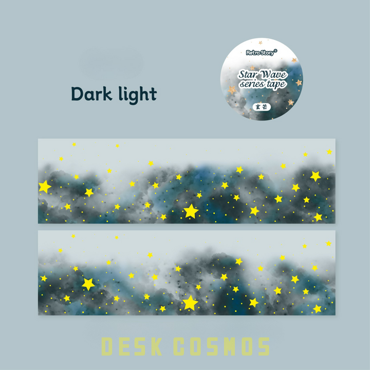 Star LAN Dark Light PET Tape Dreamy Cosmic Vibe