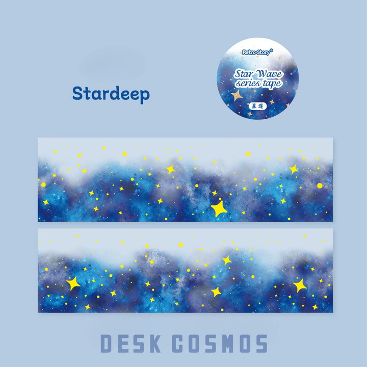 Star LAN Stardeep PET Tape Celestial Star Glow