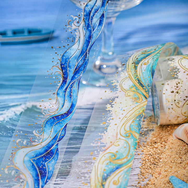 Star River Waves Ocean Magic Gold Foil PET Tapes