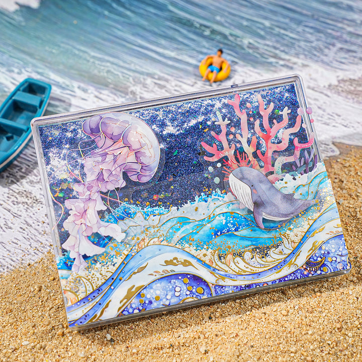 Star River Waves PET Tapes Ocean Magic Gold Foil Decoration