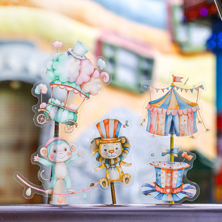 Starlight Amusement Park Magic Sweet Cute Stickers Amusement Park