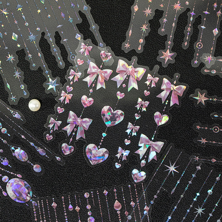Starlight Curtain iridescent sticker suitable for aesthetic planning