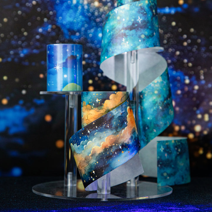 Starry Dreams Washi Tape for Collage Art Projects