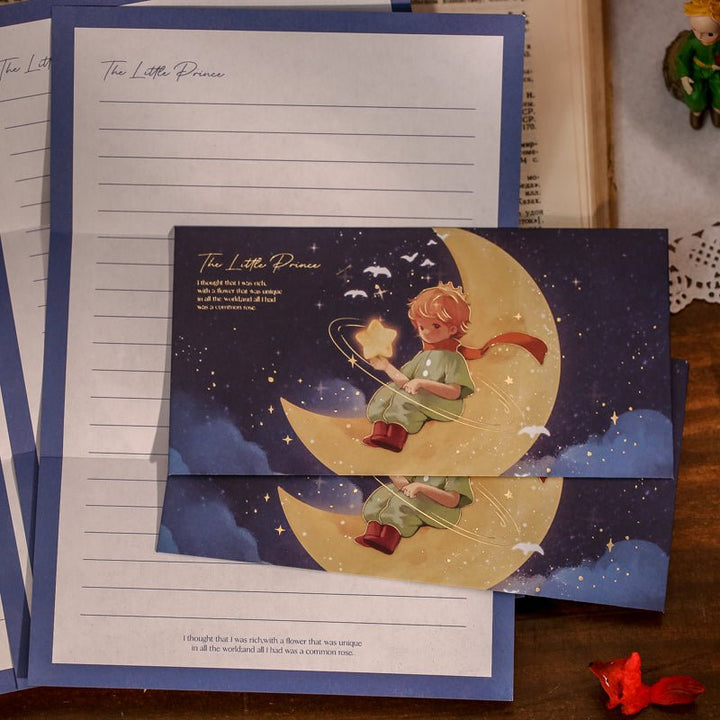 Starry Encounter Letter Paper Set Artistic and Elegant Design