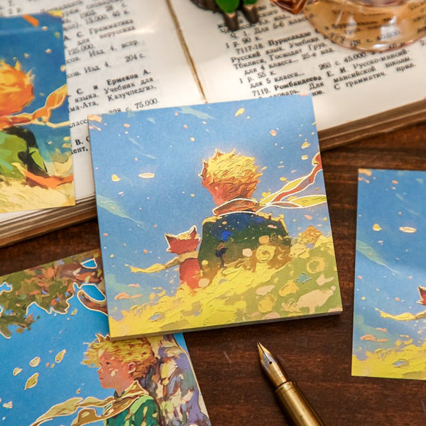 Starry Encounter Series Gold Foil Memo Papers DIY Journal Supplies Cute Stationery