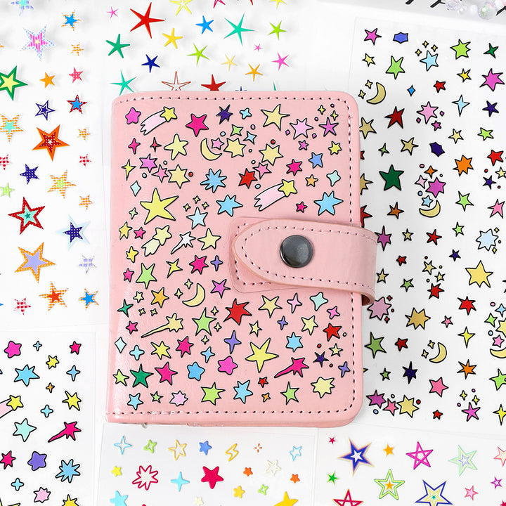 Starry Resin Stickers 3D Embossed for Journal Decoration