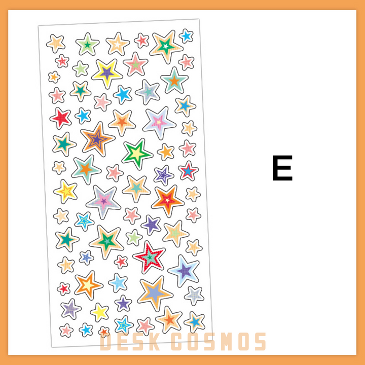 Starry Resin Stickers for Cute and Sweet Phone Case Decoration