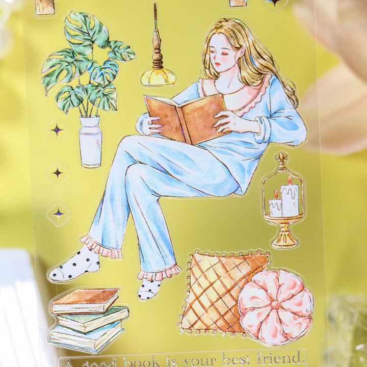 Stay Home Diary PET Tape Aesthetic Home Scenes