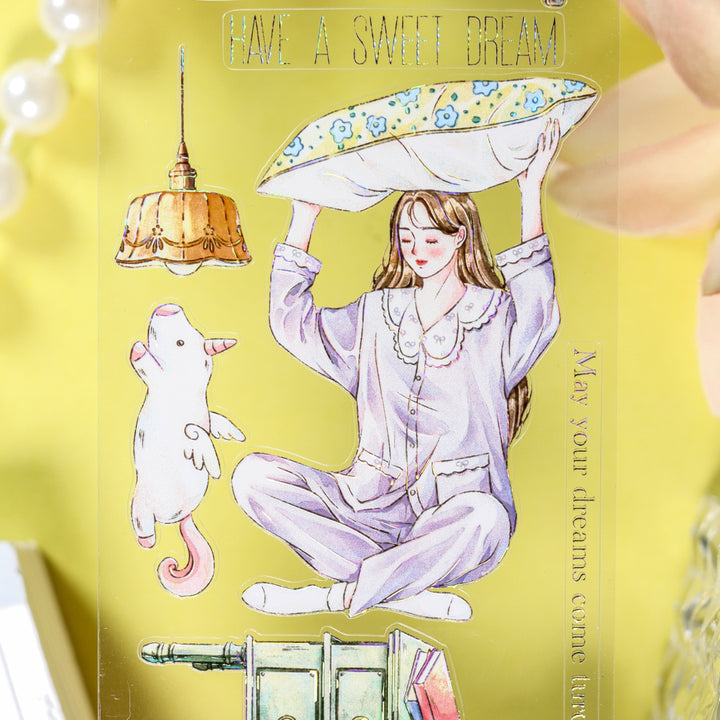 Stay Home Diary PET Tape Indoor Life Aesthetic
