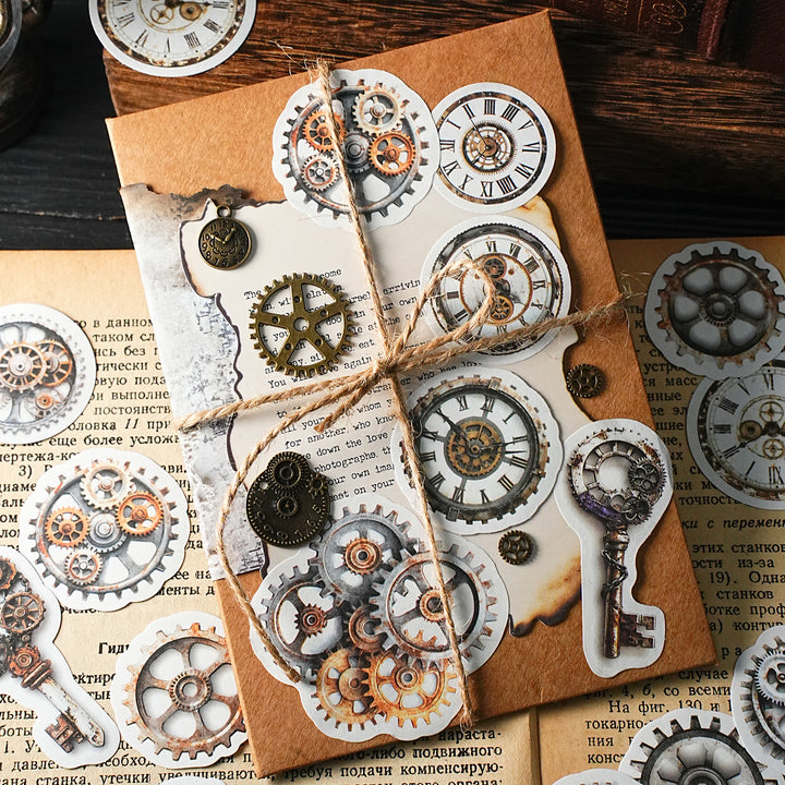 Steampunk Stickers Punk Era Series Retro Steampunk Mood
