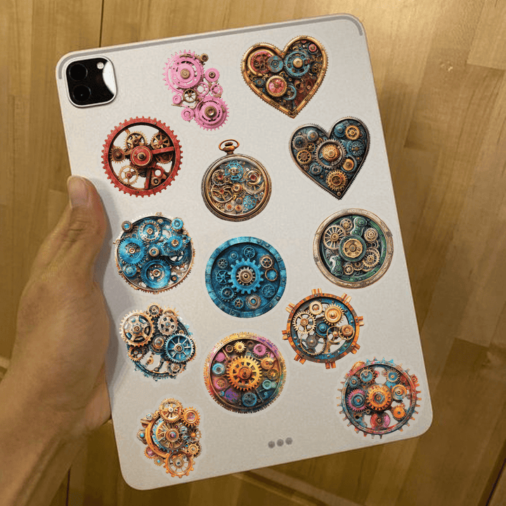 Steampunk Time Gear Stickers Creative for Scrapbooking