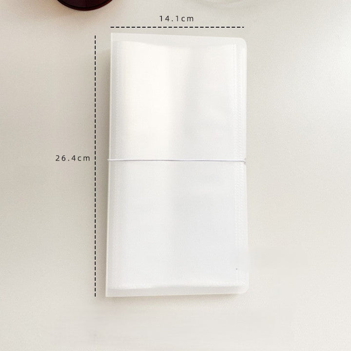 Sticker Storage Album Frosted PP Organizer Travel Journals