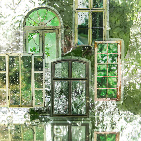 Stickers PET Window Weather Series Weather Scenery Pack